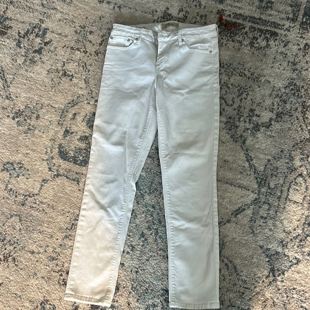 LUCKY BRAND LOLITA SKINNY white jeans